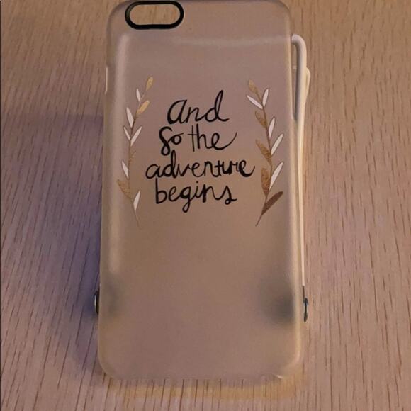 iPhone 6 Plus frosted plastic case w/ cable - Picture 1 of 7